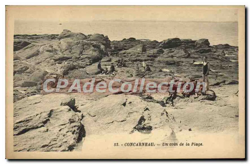 Concarneau — A Corner of the Beach — G. Arlaud, publisher, Nantes - Front