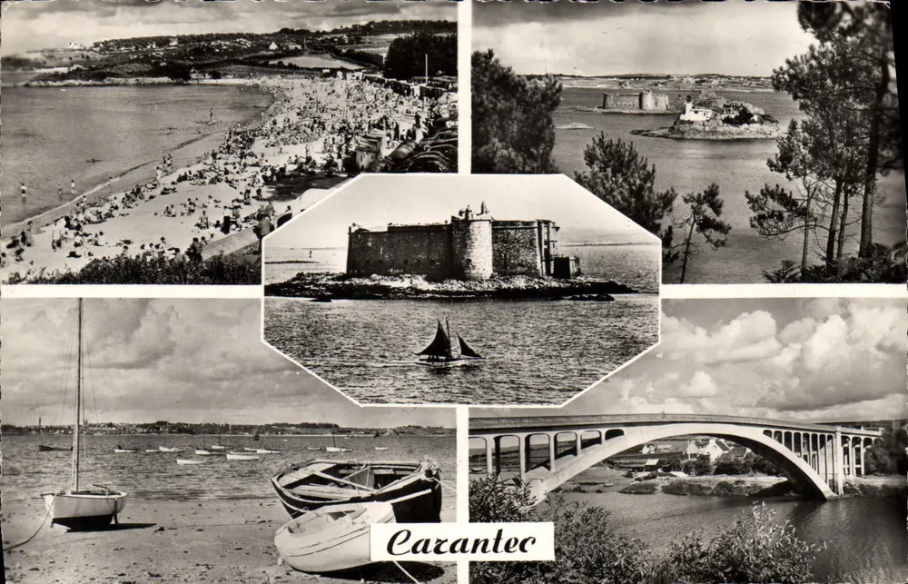 Carantec — Panoramablick — Moderne Ansichtskarte Carantec - Vorderseite
