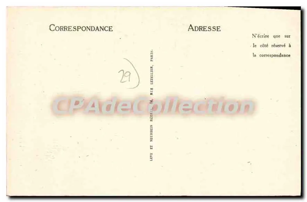 Audierne - Thonnières no Porto - ND - Verso