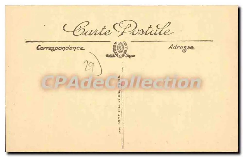 Quimper — Rue Royale e a Catedral — LL. - Verso