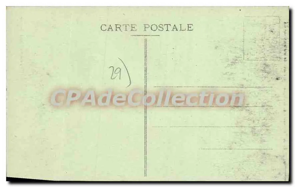 Künstlerin aus Douarnenez — Studie zu den Bretonischen Kopfbedeckungen — Sammlung Villard, Nr. 29 - Rückseite