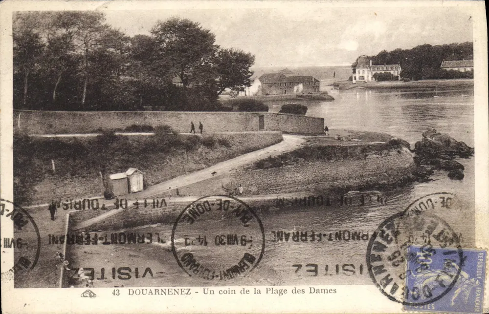 Douarnenez - Um canto da Praia das Senhoras — editor VILLE DE DOUARNENEZ, n° 43 - Frente
