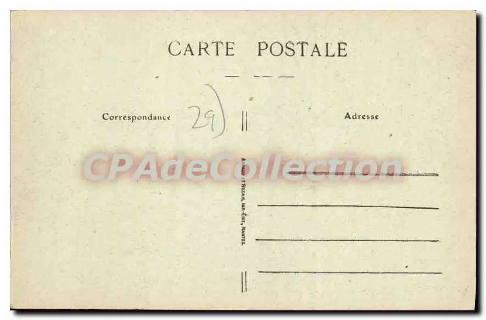 BREST — La Rada — Terraza de Lanninon — n°309 - Reverso