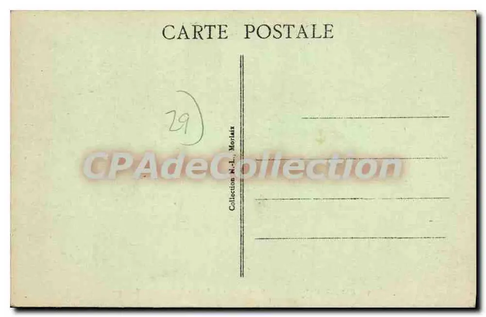 Carantec (Finistère) — Grève de Porspol aus der Sicht der Chaise du Curé — n°15 - Rückseite