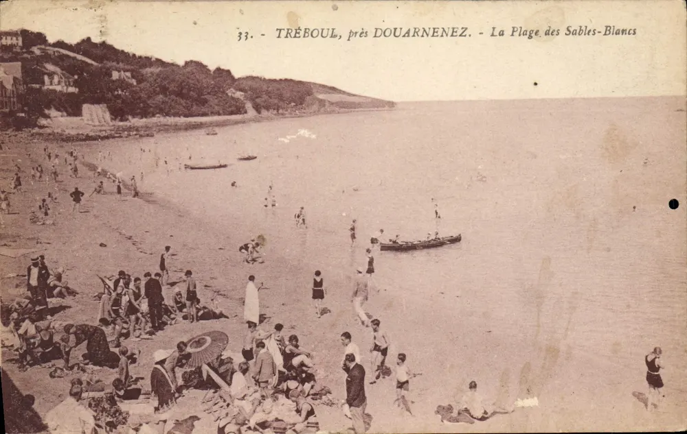 Tréboul, nahe Douarnenez — La Plage des Sables-Blancs - Vorderseite