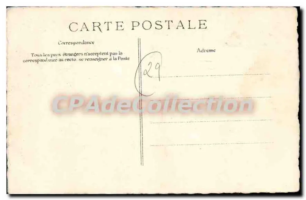 Homme de Plougastral — Anciens Costumes Bretons — ELD, n°20 - Verso