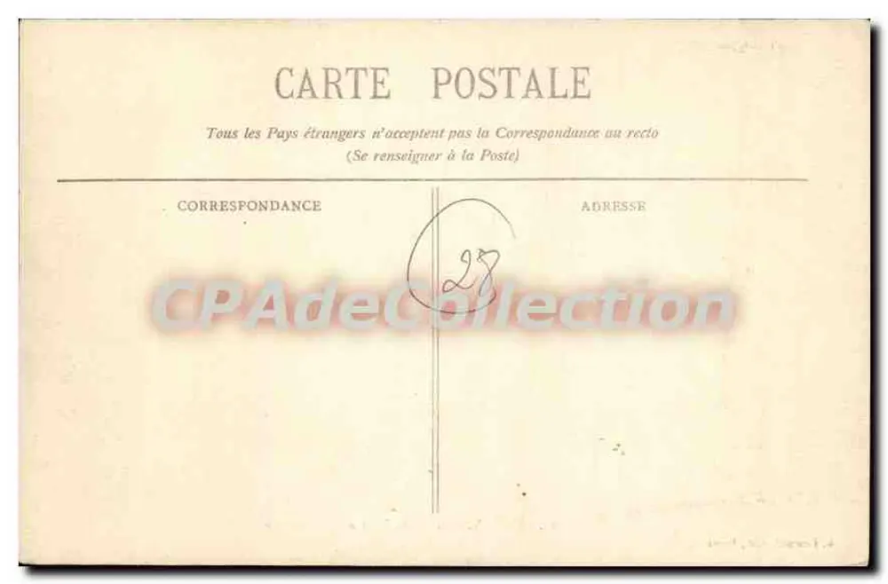 Dreux - Palácio de Justiça — G. Foucault, editor, Dreux, n°13 - Verso