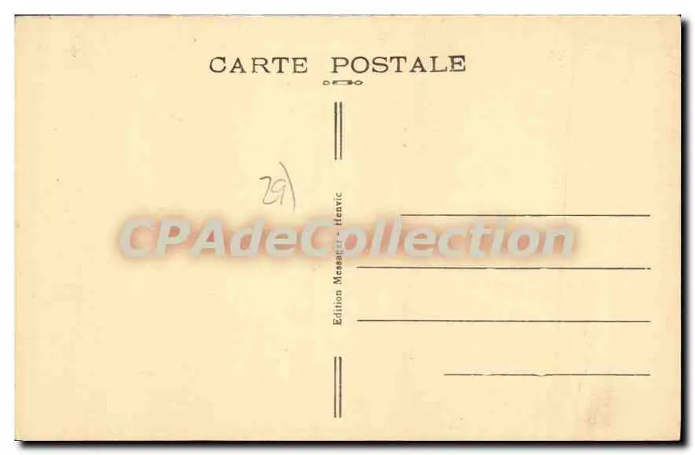Henvic — Vieille Église du XV siècle - Verso