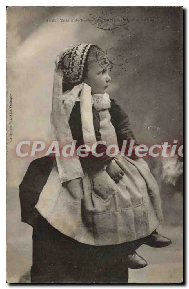 Niño de Perros-Guirec, Côtes-d'Armor — Colección Vaucanson, Quimper, n°1440 - Anverso