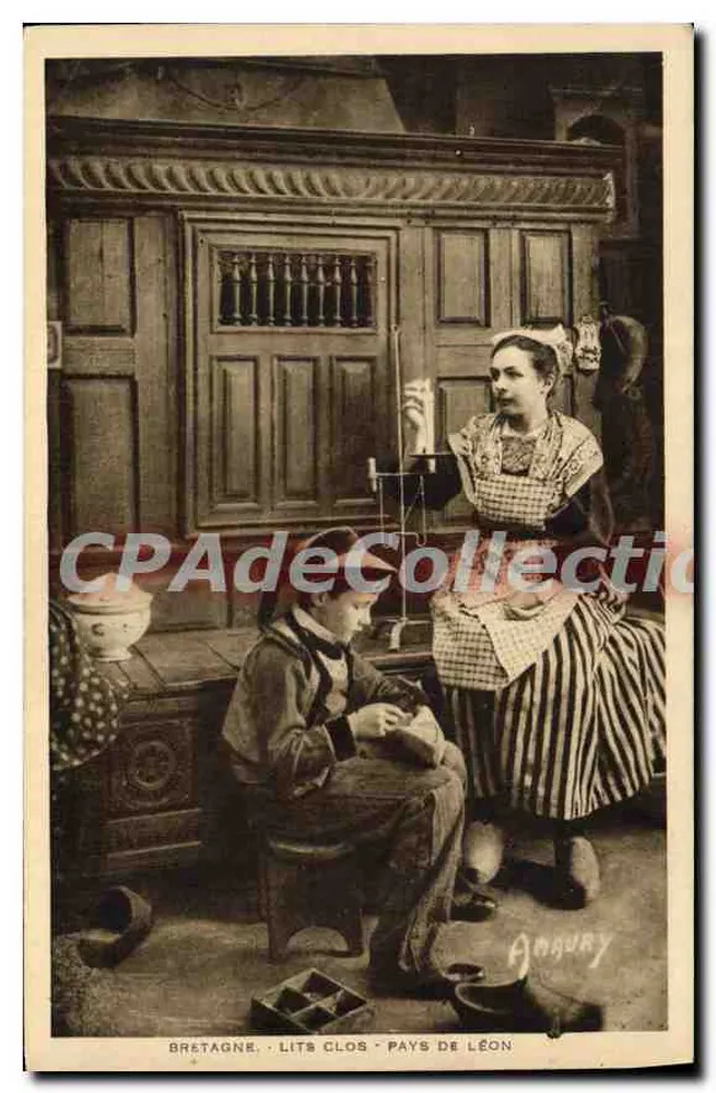 Bretanha - Lits clos - País de Léon — Angoustrine, editor Angoustrine - Frente