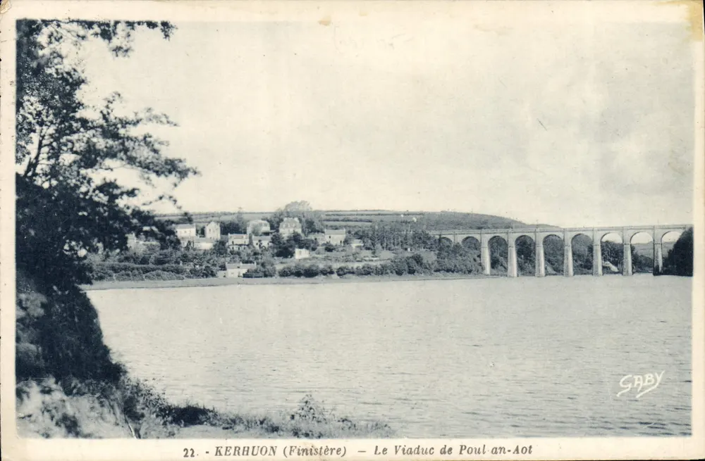 Kerhuon (Finistère) — Der Viadukt von Poul-an-Aot — Ausgabe Gaby Nr. 22 - Vorderseite