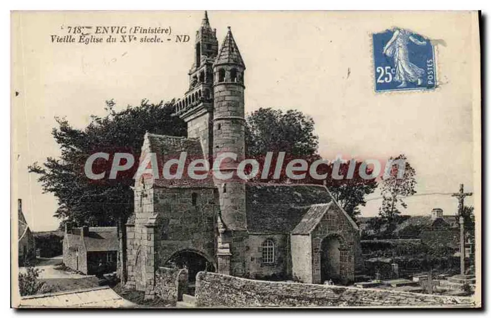 Envic (Finistère) — Vieille Église du XVᵉ siècle — ND - Recto