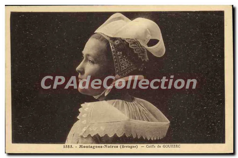 Montagnes-Noires (Bretagne) — Coiffe de Gouezec — Photo Châteaulin - Recto