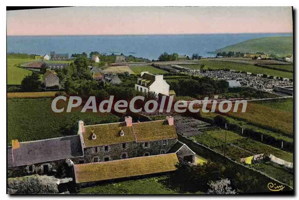 Plougasnou (Finistère) — Allgemeiner Blick und Strandstraße — Phot. Combier - Vorderseite