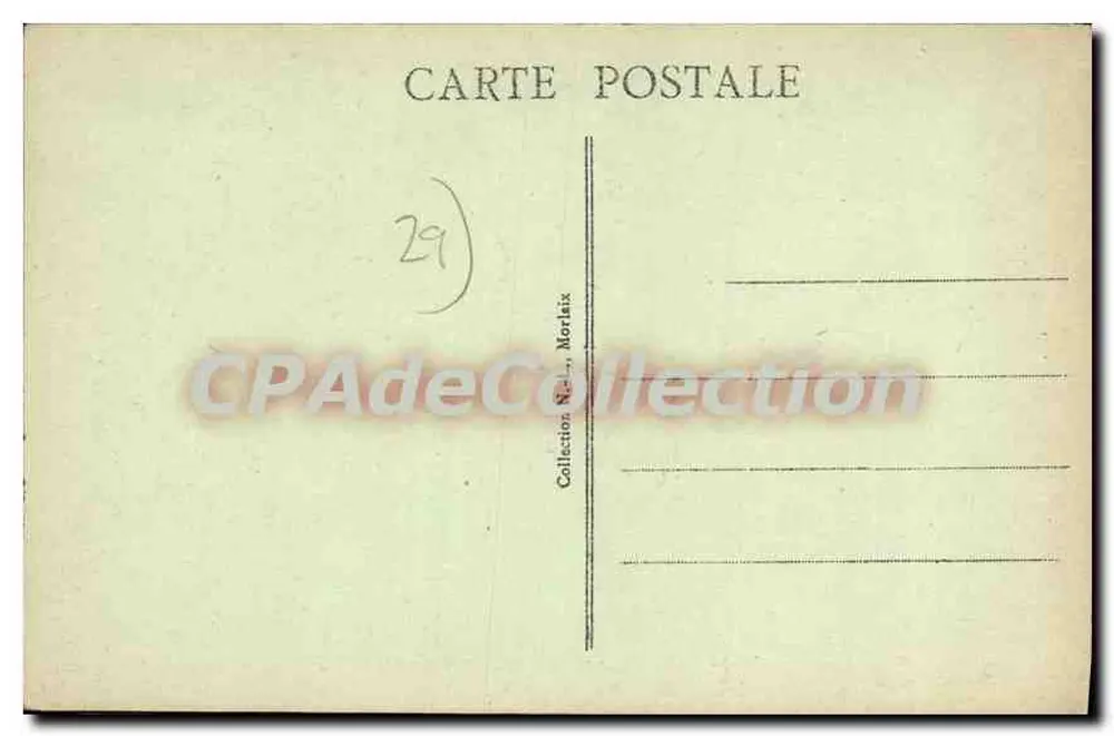 Roscoff (Finistère) — Der Hafen und allgemeine Ansicht — Sammlung Mortaix, Nr. 83 - Rückseite