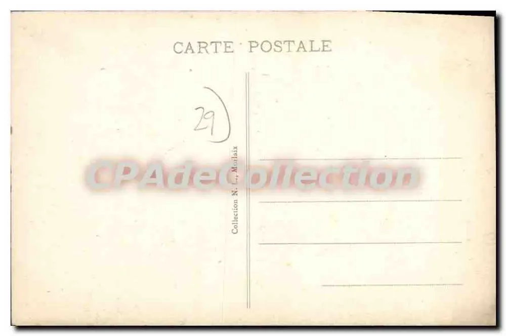 Saint-Pol-de-Léon (Finistère) — La Plage et l'Îlot Sainte-Anne — Verlag: Antike Ansichtskarte décollection - Rückseite