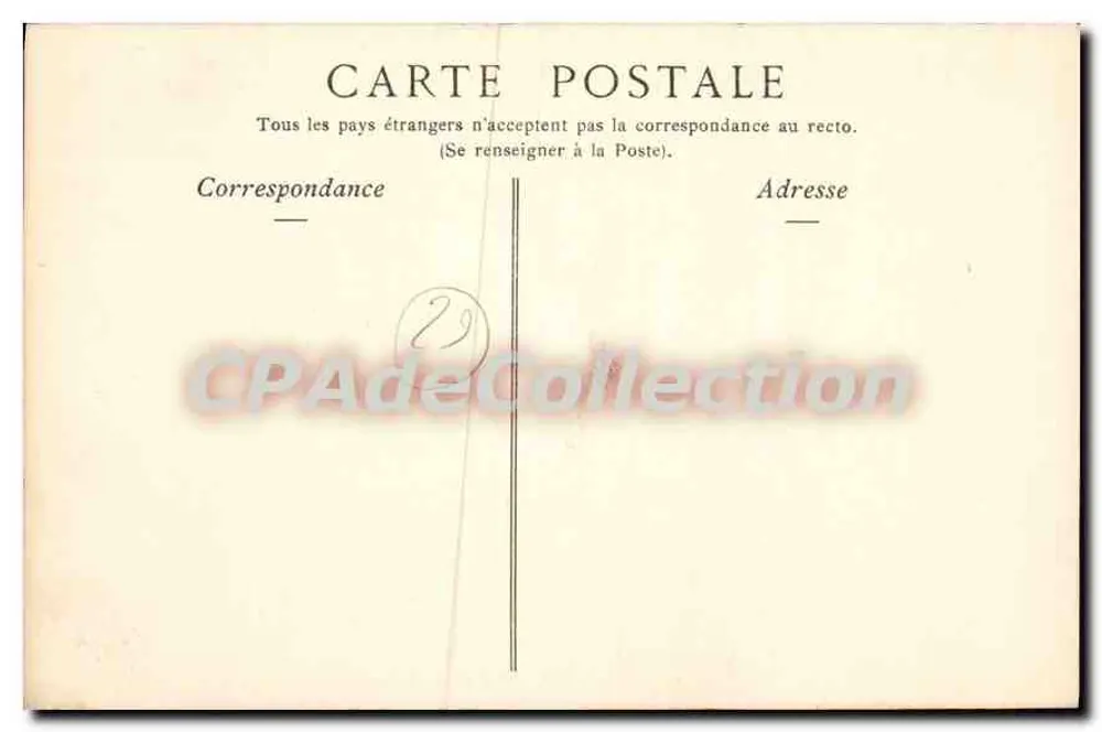 BREST — Das Eisenpferd und der Goulet, Ansicht vom Schloss — Collections ND Phot - Rückseite