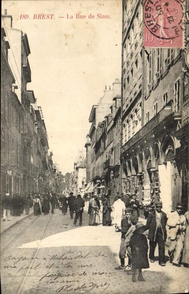 BREST — Rue de Siam — Wydawca: Phasteberg, nr 189 - Awers