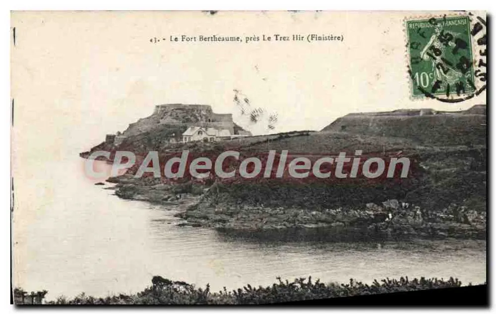 Fort Bertheaume, nahe Le Trez Ilir (Finistère) — Antike Ansichtskarte Sammlung — n°43 - Vorderseite