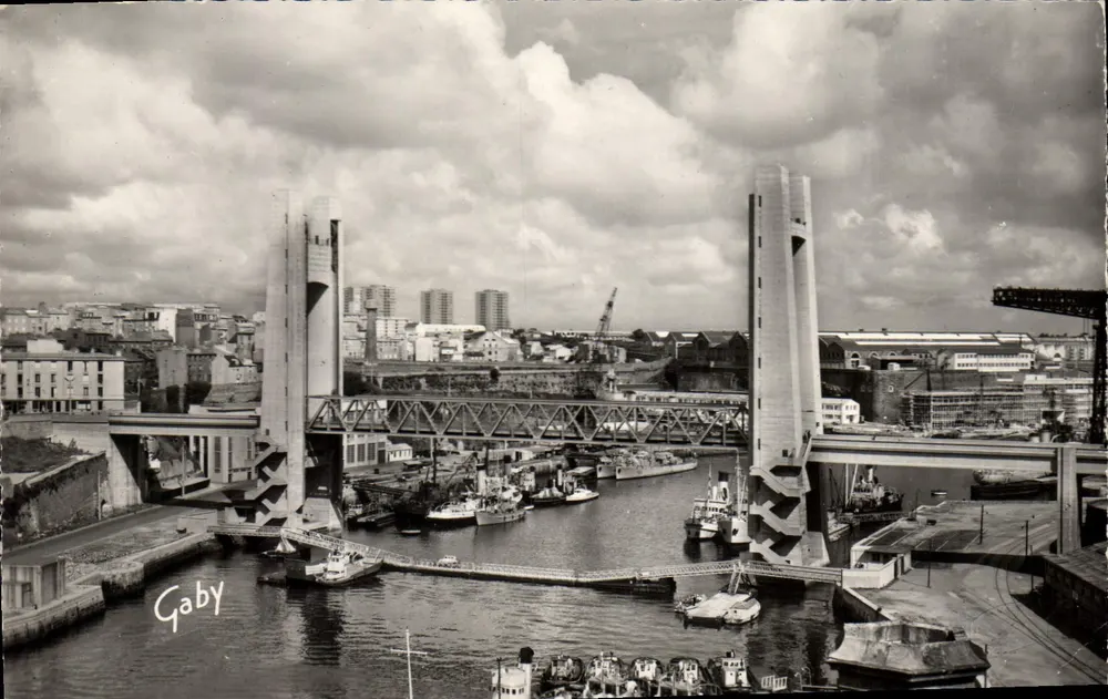 Die Brücke Recouvrance über den Penfeld — Brest (Finistère) — Éditions GABY - Vorderseite