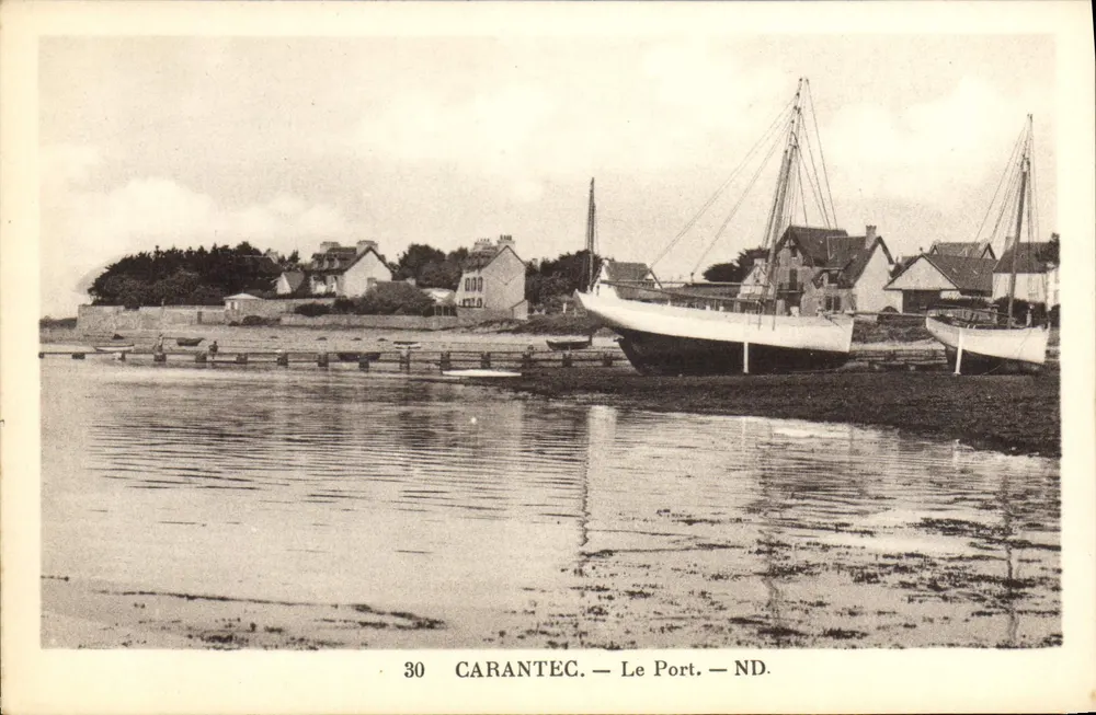 Carantec — Le Port — ND. — Éditeur ND, n° 30 - Recto