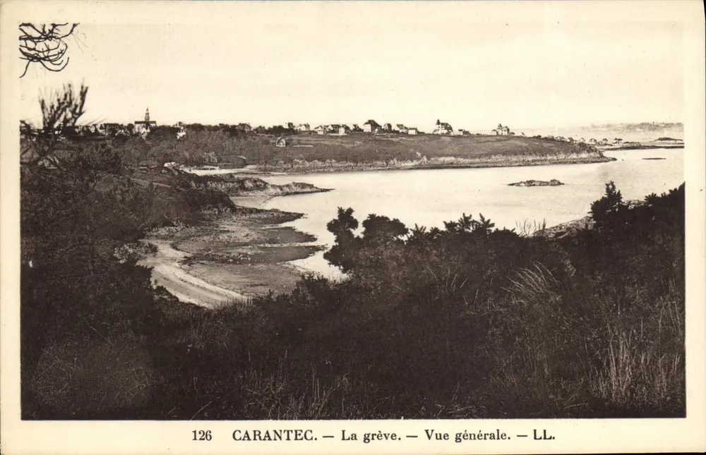 Carantec — Plaża — Ogólny widok — LL. - Awers