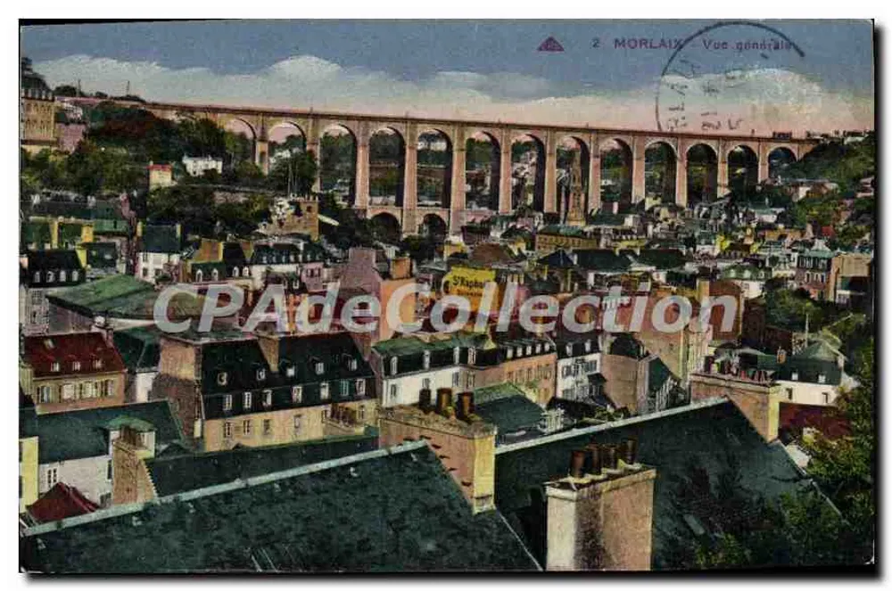 Morlaix — Vista geral — Cie Alsacienne des Arts Photomécaniques - Frente