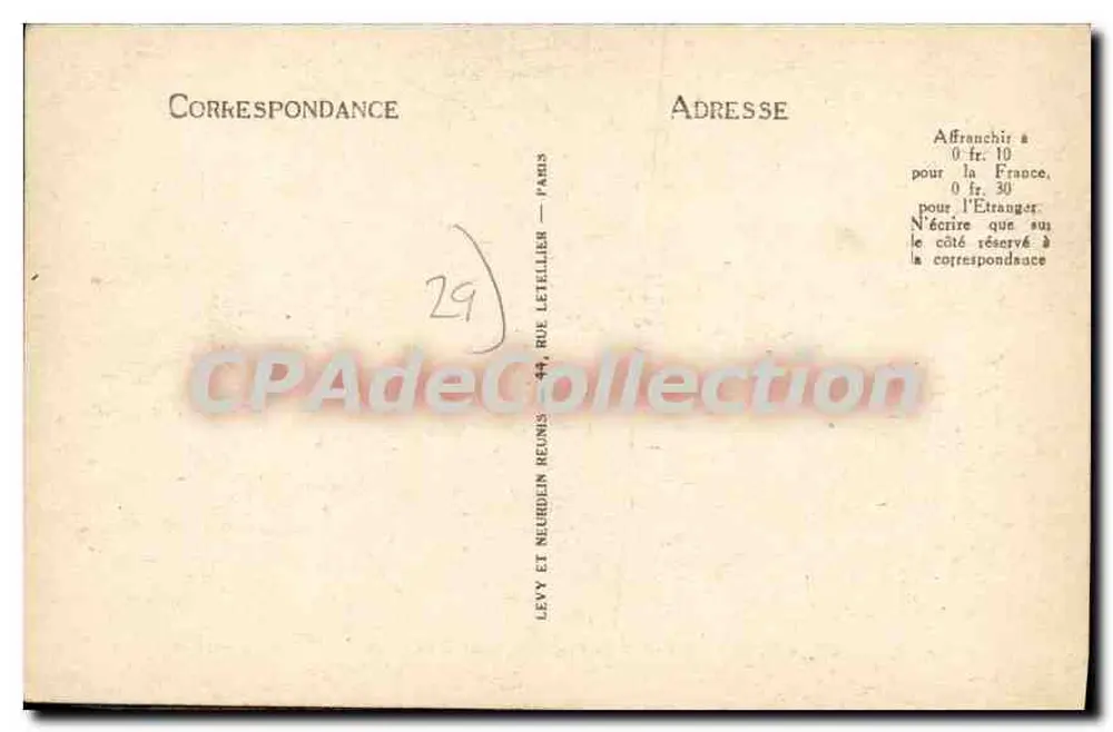 Huelgoat - De Rocher Tremblant — afmetingen en gewicht aangegeven — LL - Achterkant