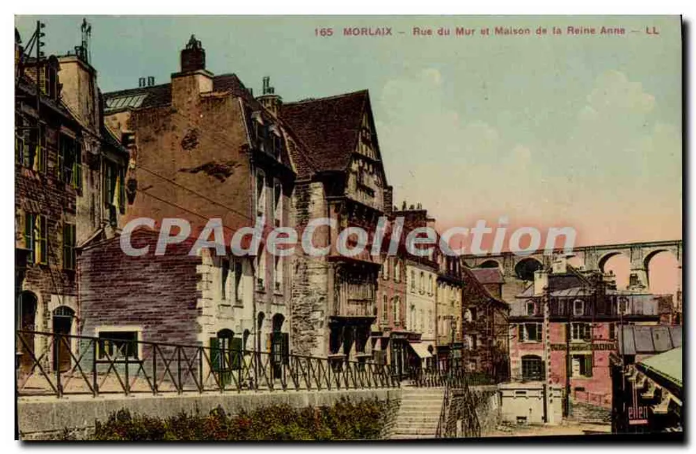Morlaix — Straße des Murs und das Haus der Königin Anne — LL - Vorderseite
