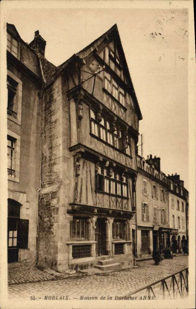 Morlaix — Casa da Duquesa Ana — G. Arcaud, editor - Frente