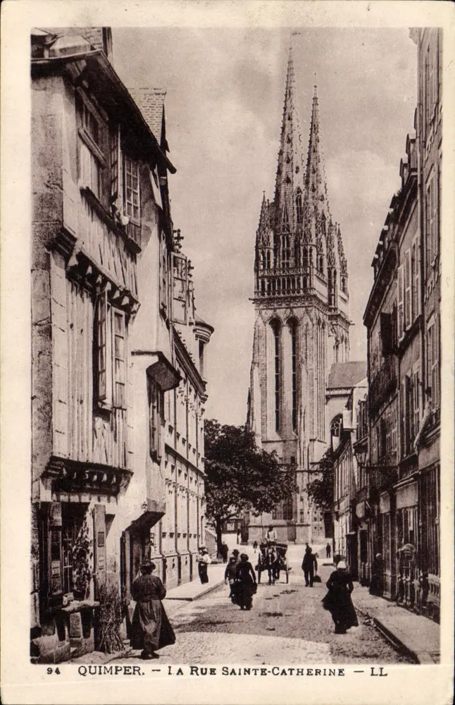 Quimper — Rue Sainte-Catherine — LL - Awers