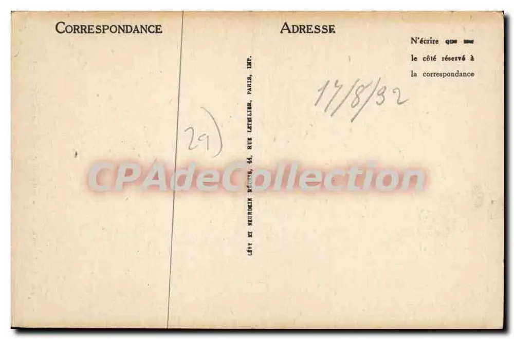 Quimper — Rue Sainte-Catherine — LL - Rewers