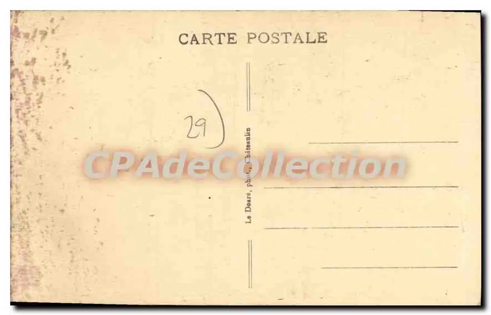 O Arqui Druide do MÉNEZ-HOM — dolmen — série 347 — Le Douré, fot. Châteaunain - Verso