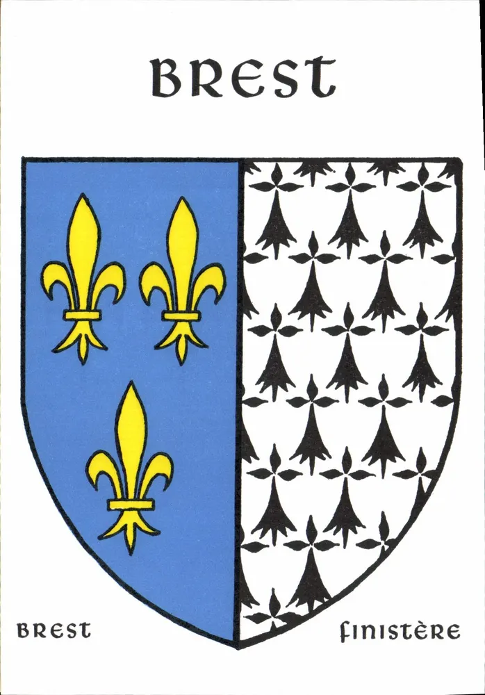 Brest — Wappen — Verlag Pierre Le Bihan, n° 0241 - Vorderseite