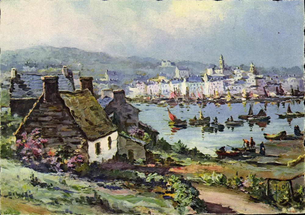 Audierne (Finistère) — Allgemeine Ansicht des Hafens — Éditions d'Art YVON - Vorderseite