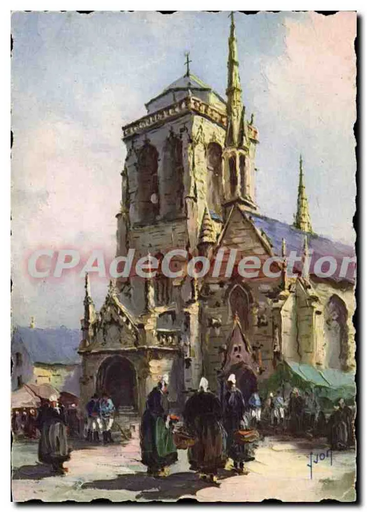 Locronan (Finistère) — De Kerk — Edities van Kunst YVON - Voorkant