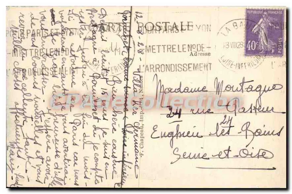 Le Croisic (Loire-Inf.) — Der Hafen und die Kai — 31e milie - Rückseite
