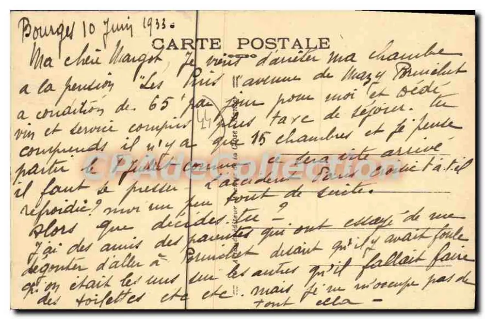Pornichet — Avenida de Mazy — 'Les Pins' - Verso