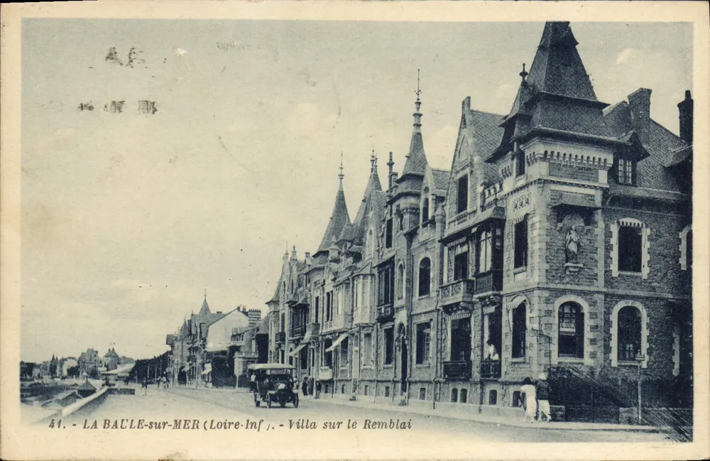 La Baule-sur-Mer (Loire-Inf.) — Villa am Deich — G. Arlaud, Verlag - Vorderseite