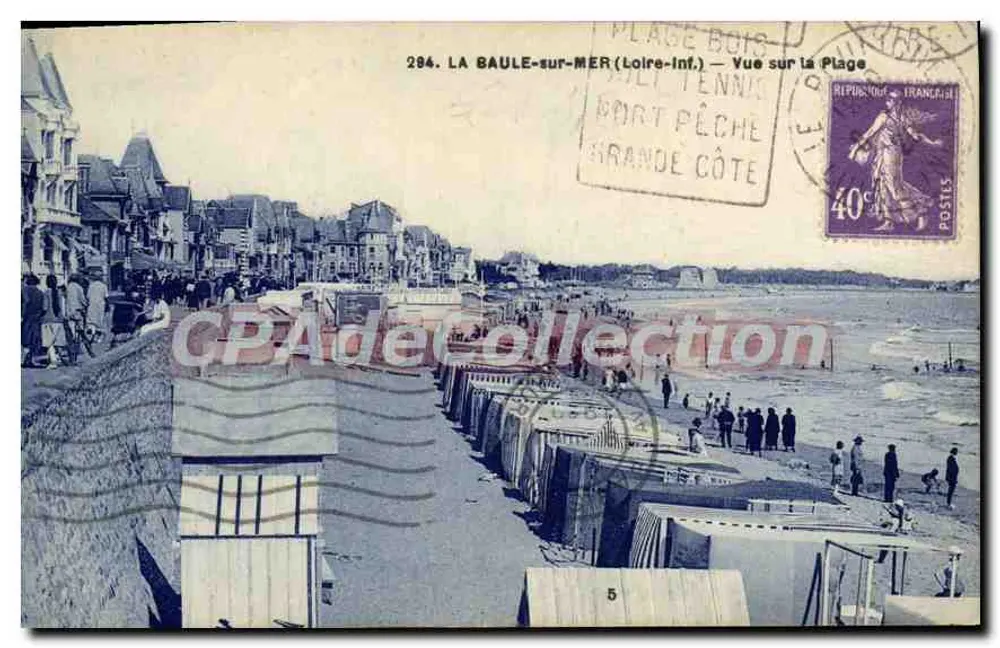 La Baule-sur-Mer (Loire-Inf.) — Blick auf den Strand — F. Chapeau, Verlag Nantes - Vorderseite