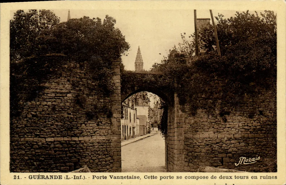 Guérande (L.-Inf.) - Porte Vannetaise — Verlag Mozais, n°21 - Vorderseite