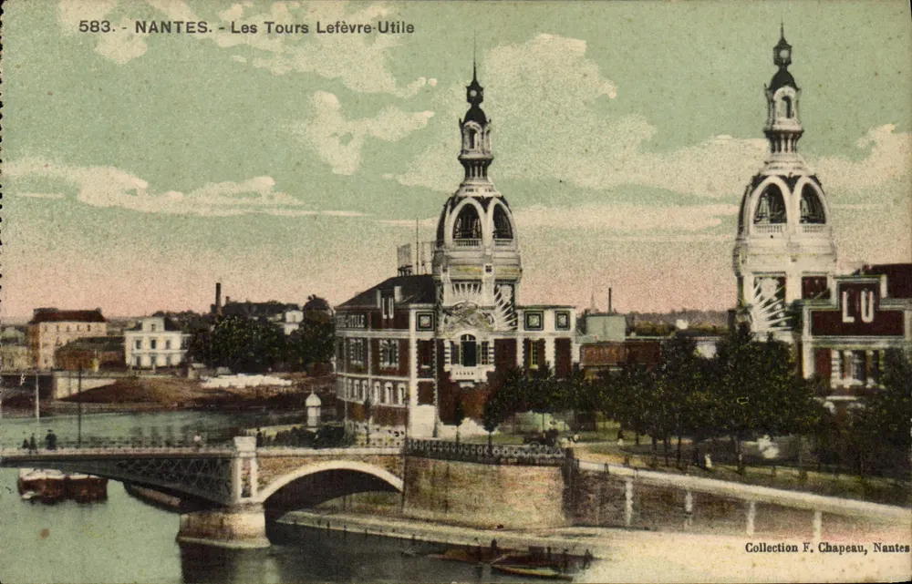 NANTES - As Torres Lefèvre-Utile — Coleção F. Chapeau, Nantes, n° 583 - Frente
