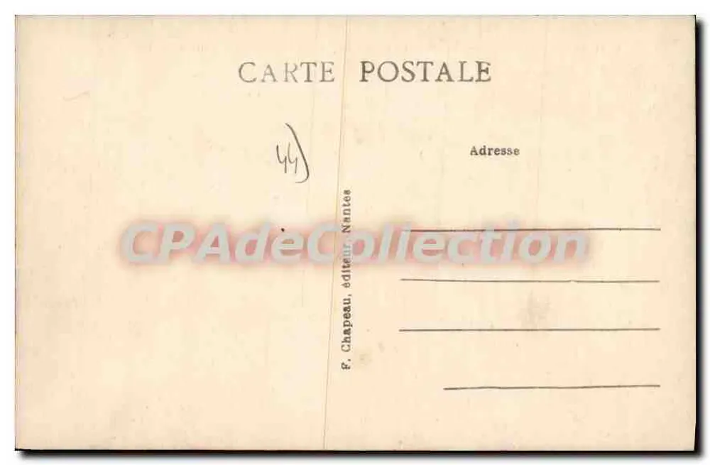 Le Croisic (Loire-Inf) — Strände von Port-Lin, aufgenommen von den Felsen bei Ebbe — F. Chapeau, Nantes, n° 2746 - Rückseite