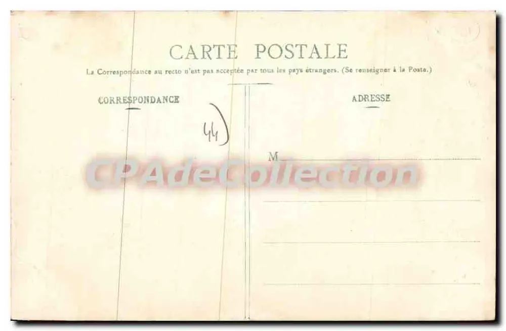 St-Nazaire - Das Post- und Telegraphenamt — Sammlung Delaveau, n°110 - Rückseite