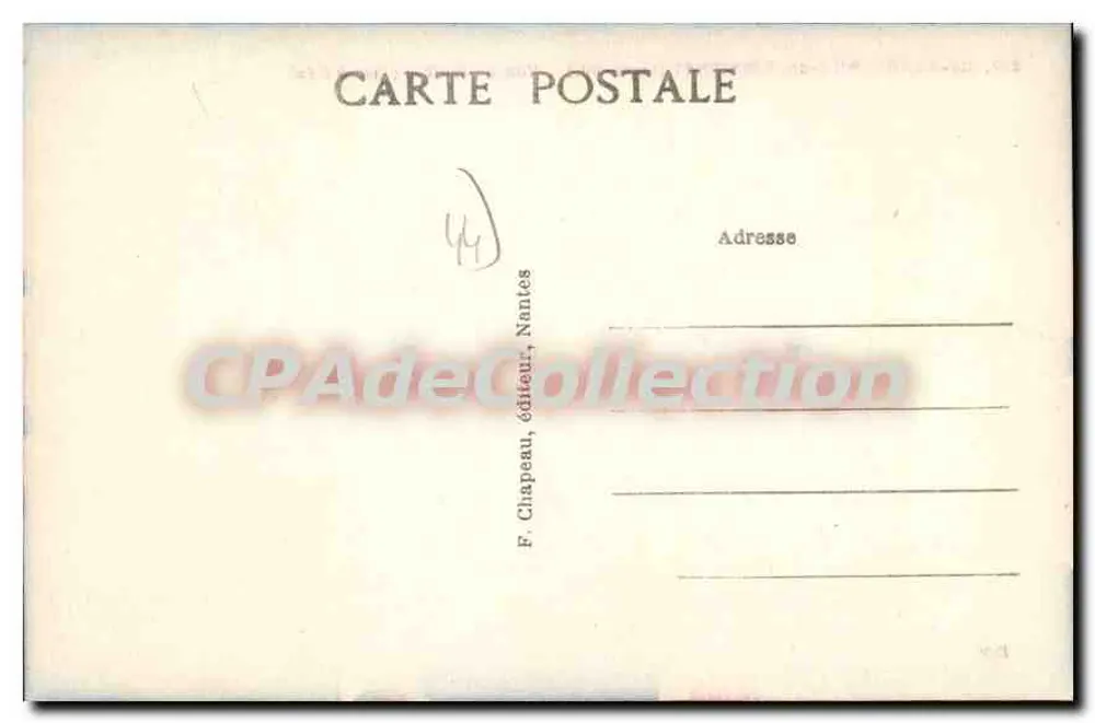 Ste-MARGUERITE-de-PORNICHET (Loire-Inf.) — Ansicht der Küste vom Osten — F. Chapeau, Nantes - Rückseite