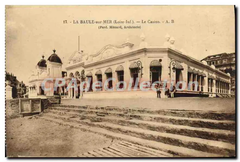La Baule-sur-Mer (Loire-Inf.) — Das Casino — A. B. (Ferd. Ménard, Architekt) - Vorderseite