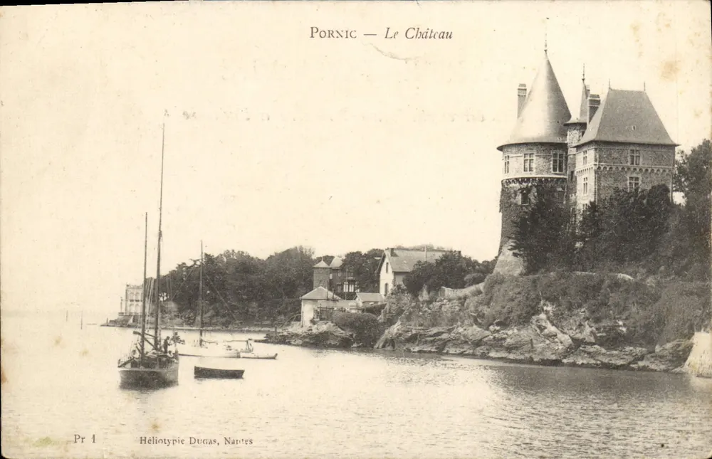 Pornic — O Castelo — Héliotypie Dugas, Nantes, Pr 4 - Frente
