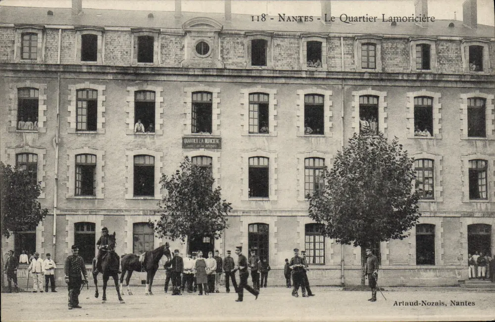 Nantes - O Bairro Lamoricière — editor Artaud-Nozais, n°118 - Frente
