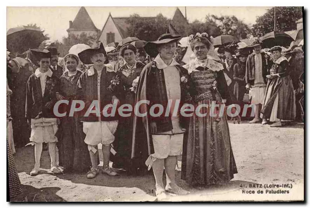 Batz (Loire-Inf.) — Noiva de Paludiers — F. Chapeau, Nantes - Frente