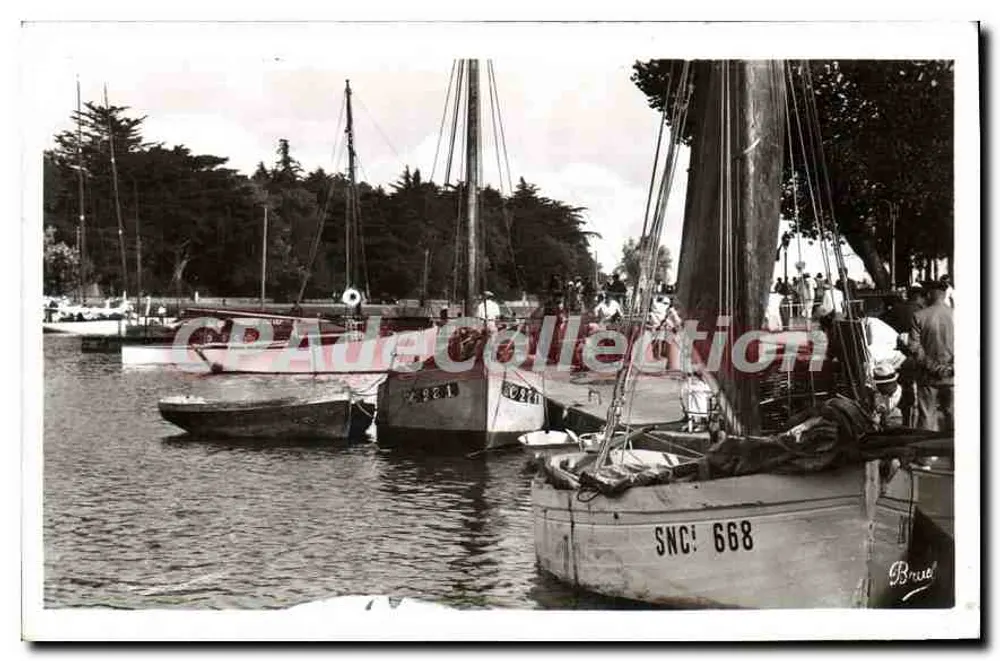 Le Pouliguen (L.-I) — Eine Ecke des Hafens — Edition Photos d'Art A. Bruel, Angers - Vorderseite